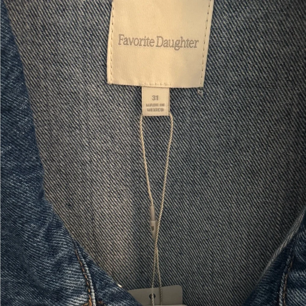 NWT Favorite Daughter The City Dress Denim Midi Dress size 31 - Picture 8 of 16